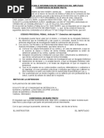 Acta de Lectura e Informacion de Derechos Del Imputado