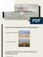 PROJETO GEOMÉTRICO de Pista de Aeroporto