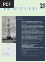 Rig Liaison Man: Job Description