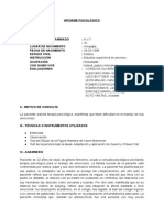 Informe Proyectivo