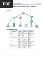 4.6.5 Packet Tracer - ESPAÑOL LEGACY Conexión de Una LAN Por Cable y Una LAN Inalámbrica