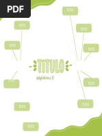 Plantilla - Mapa Mental-Verde