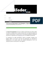 Leyes de Los Exponentes (Con Ejemplos y Ejercicios Resueltos)