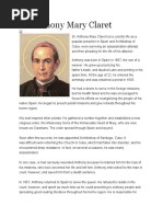 St. Anthony Mary Claret