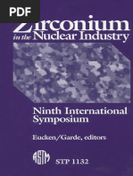 Zirconium in The Nuclear Industry Ninth International Symposium