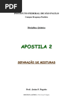 APOSTILA 2 - Separação de Misturas