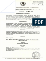 Reglamento de Regularizacion de La Tenencia de Las Tierras Entregadas Por El Estado