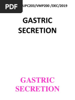 Gastric Secretion