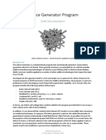 Lattice Generator Program: Draft Documentation