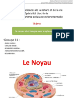 Exposé Biochimie Cellulaire Et Fonctionnelle