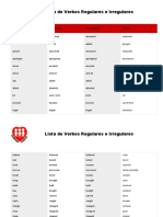 VERBOS ReGULARES E IRREGULARES