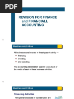 Revision For Finance and Financiall Accounting