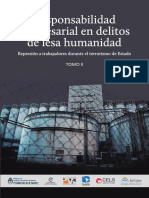 Responsabilidad Empresarial Delitos Lesa Humanidad Conclusiones