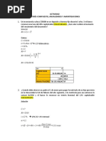 ACTIVIDAD Interés Compuesto y Amortizaciones