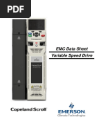 EMC Data Sheet Variable Speed Drive