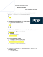 Examen No 1 Simulacro Teoria Economica