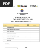 2021 Senarai Semak Fail Kokurikulum Pengakap