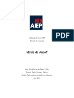 Matriz de Ansoff