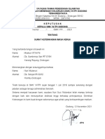 Contoh Surat Pengalaman Kerja Di Klinik