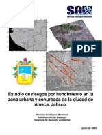 0 - 0 XXXX Estudio Riesgos Hundimiento Zona Urbana Conurbada Ciudad Ameca, Jalisco PAPER RIESGO SISMICO