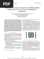 Automated Parameter Extraction and SPICE Model