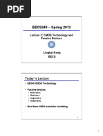 CMOS Technology and Passive Devices