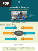 Aircraft Manufacturing Operations