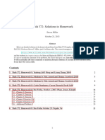 Math 372: Solutions To Homework: Steven Miller October 21, 2013