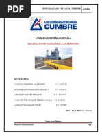 Trabajo Final Comercio Exportacion de Gas Ypfb - Enarsa