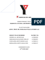 Design Project Title: 100,000 Mta of Soda Ash Production Plant