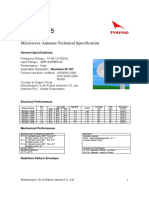 Appendix 5: Microwave Antenna Technical Specification