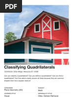 Classifying Quadrilaterals