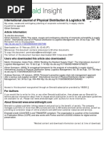 International Journal of Physical Distribution & Logistics Management