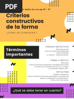 Criterios Constructivos Forma