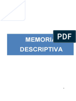 Memoria Descriptiva Iglesia