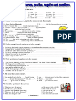 Present Simple 3rd Personpositive Negativequestions