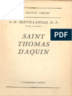 Saint Thomas D'aquin - Père A.-D. Sertillanges, O.P.