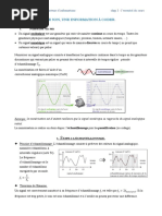 COURS - Le Son Une Information À Coder