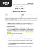 Cuarta Unidad Semana 14 - Sesión 2: Problema 2: ¡Qué Difícil Es Leer!