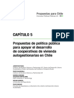 Cap - 5 - Propuestas de Política Pública para Apoyar El Desarrollo de Cooperativas de Vivienda Autogestionarias en Chile