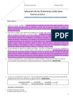 Práctica 03. Aplicación de Las Titulaciones Ácido-Base (Examen Práctico)