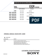 Service Manual: KDL-32S5100 KDL-32S5100 KDL-40S5100 KDL-40S5100 KDL-46S5100 KDL-46S5100