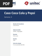 Caso Coca Cola y Pepsi