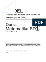 RPP Matematika SD Kelas 1 Dikonversi