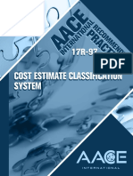 17r-97 Cost Estimate Classification