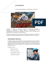 Mantenimiento - Transformadores