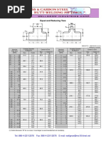 Equal and Reducing Tees: MSS SP-75 ANSI B16.9 (In MM) Wellgrow's Standard