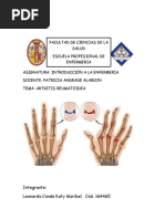 La Artritis Reumatoide