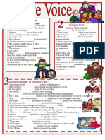 Simple Present Simple Past: Am/is/are + Past Participle