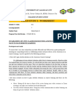 Field Study 2 - Worksheet: Biglang Awa ST., Corner Catleya ST., EDSA, Caloocan City